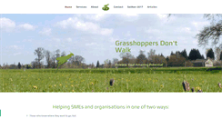 Desktop Screenshot of grasshoppersdontwalk.com