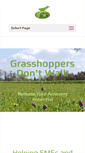 Mobile Screenshot of grasshoppersdontwalk.com